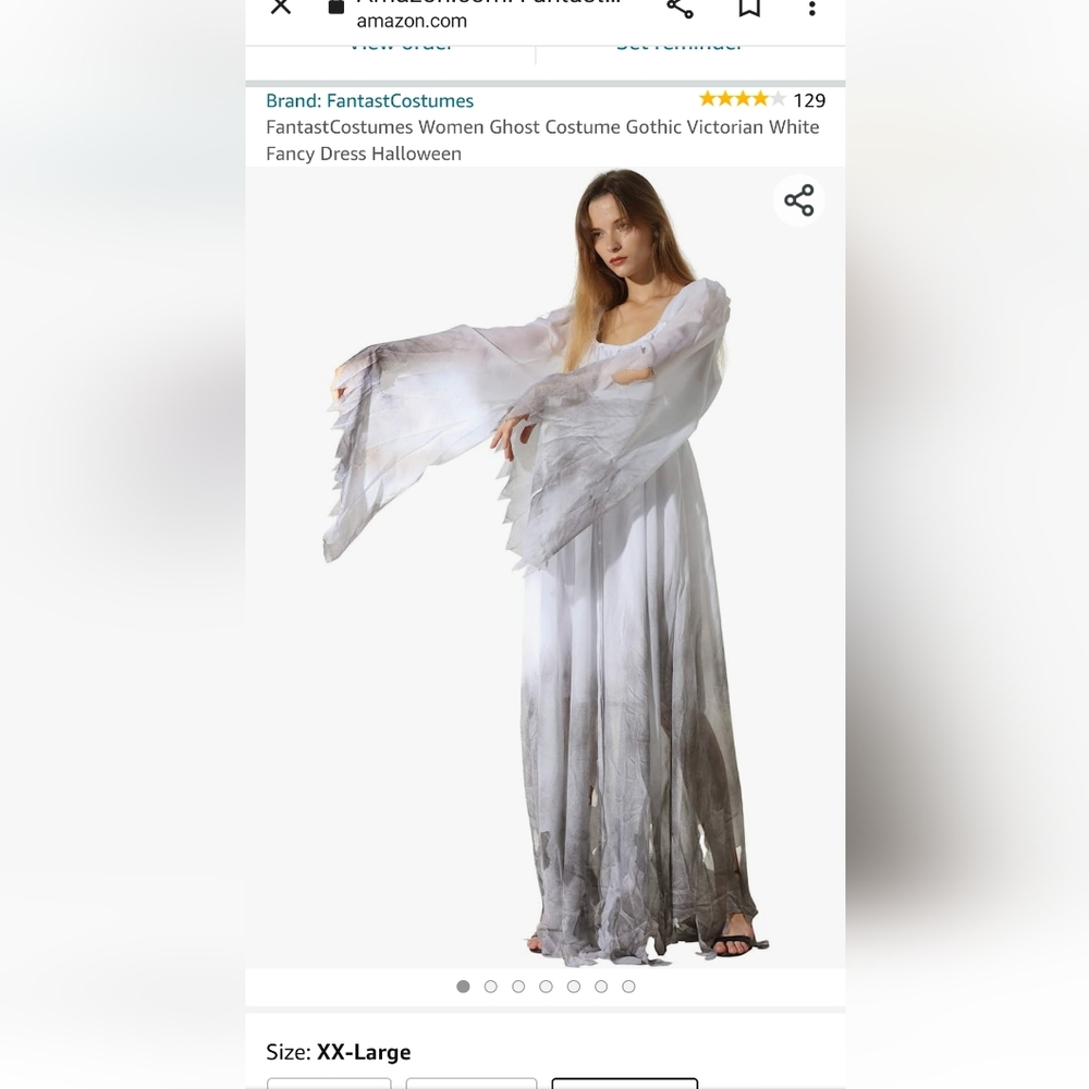 Gothic Victorian Ghost Costume